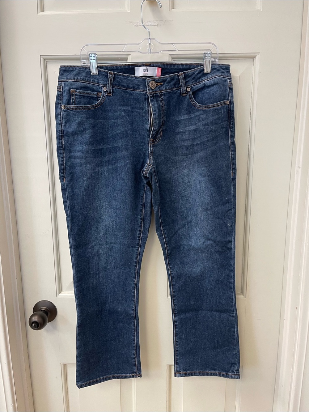 CAbi Jeans Dark Blue Straight Leg Denim